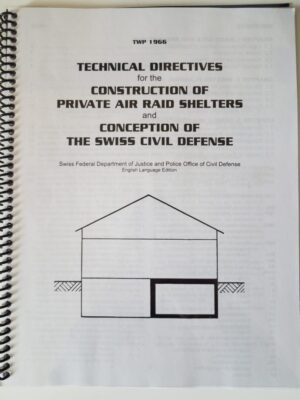 Cover of the manual for construction of private air raid shelters