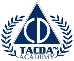 Here's a short alt tag for the image: TACDA Academy logo