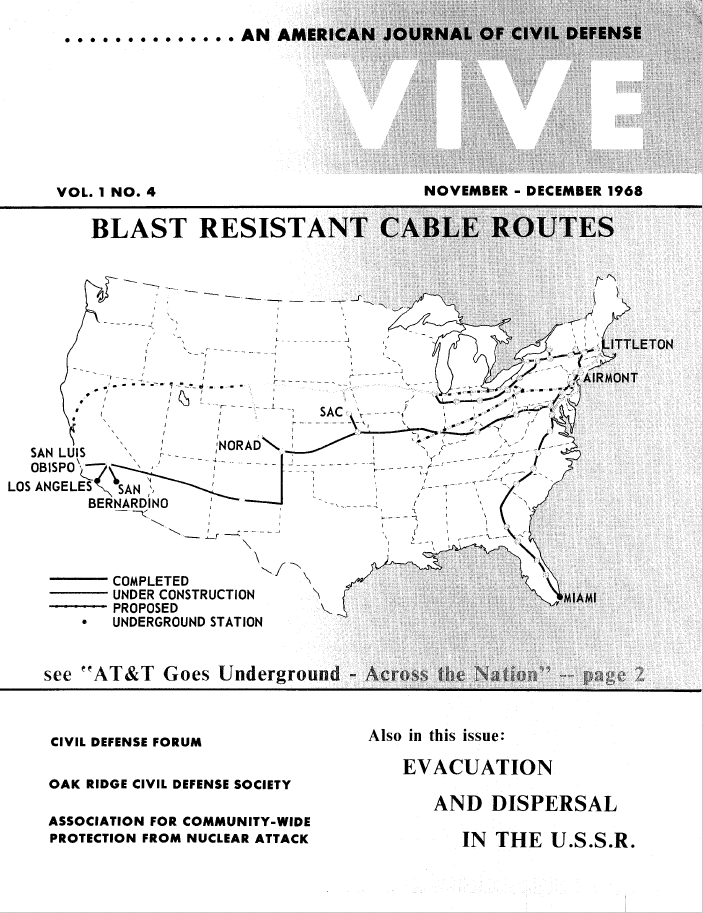 Journal of Civil Defense, 1968 Volume 1 Issue 4, Cover
