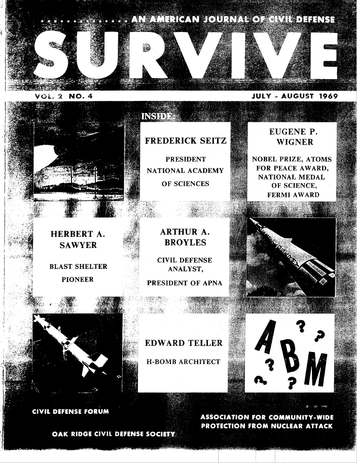 Journal of Civil Defense, 1969 Volume 2 Issue 4, Cover