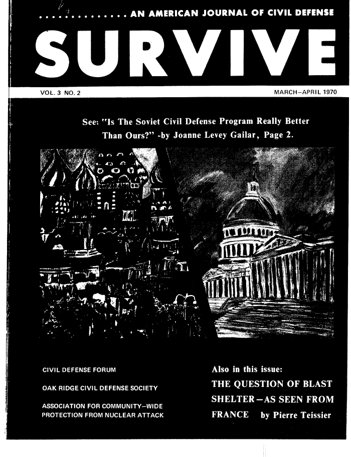 Journal of Civil Defense, 1970 Volume 3 Issue 2, Cover