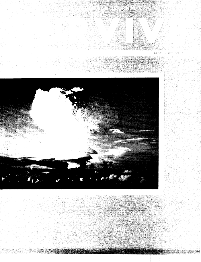 Journal of Civil Defense, 1970 Volume 3 Issue 3, Cover