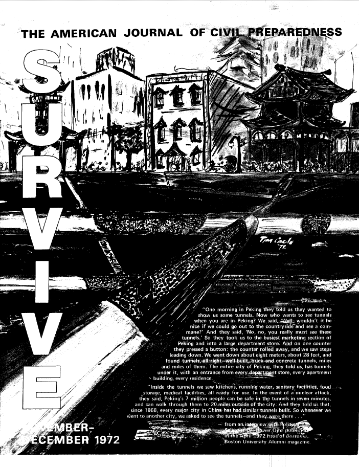 Journal of Civil Defense, 1972 Volume 5 Issue 6, Cover