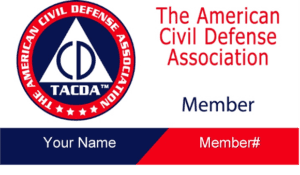 A member of the american civil defense association.