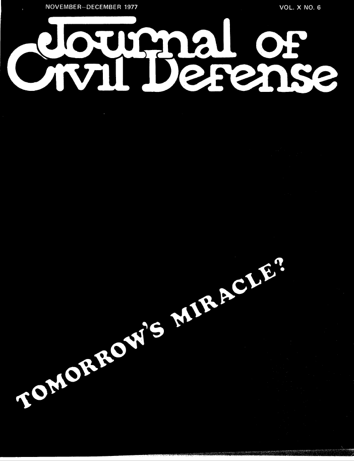 A black and white poster with the words " courage of civil defense " written in front.