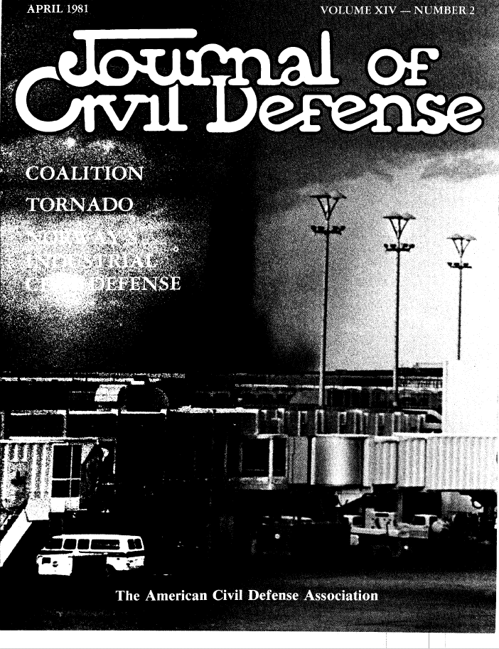 A black and white photo of the front cover of a magazine.