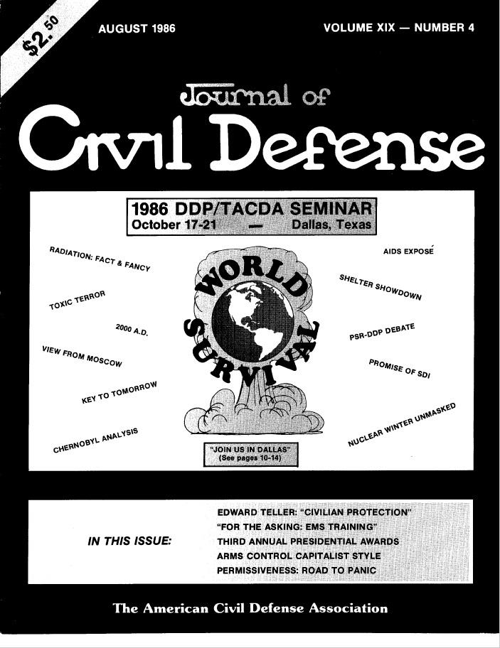 A black and white image of the cover of a journal.