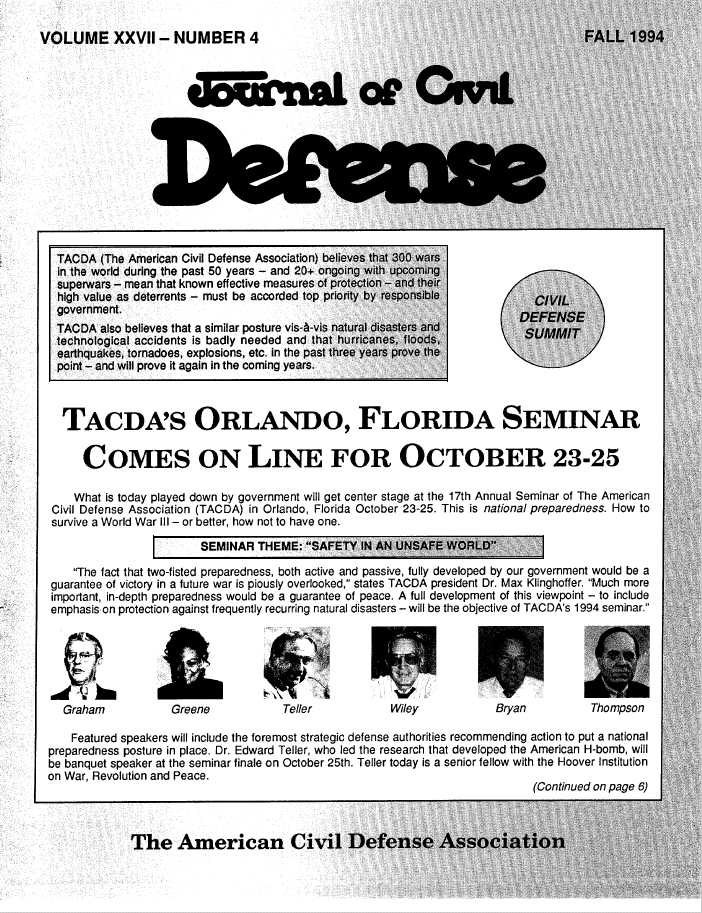 A newspaper article about the defense of tacdas orlando seminar.