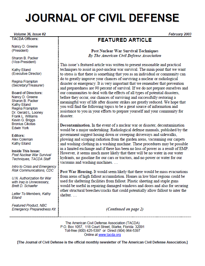 A featured article is shown in this magazine.