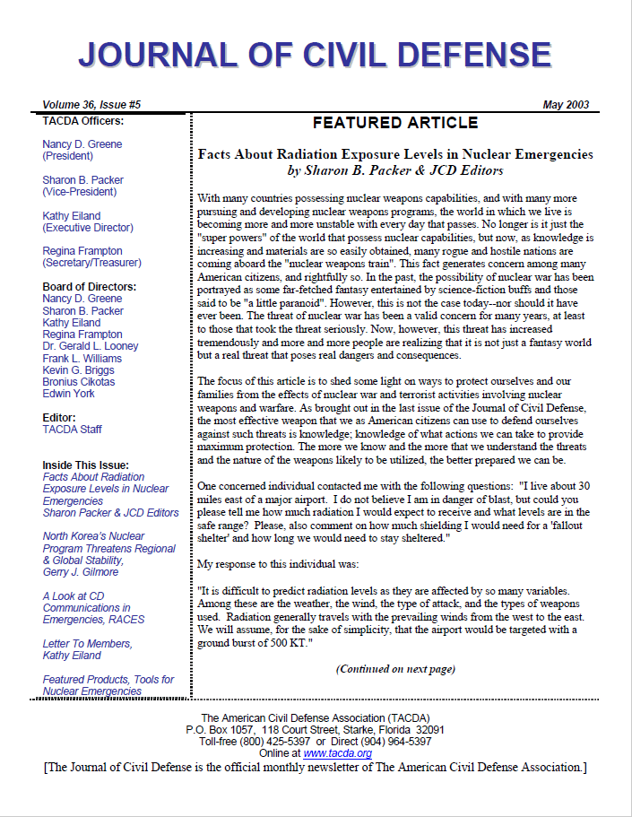 A featured article is shown in this magazine.
