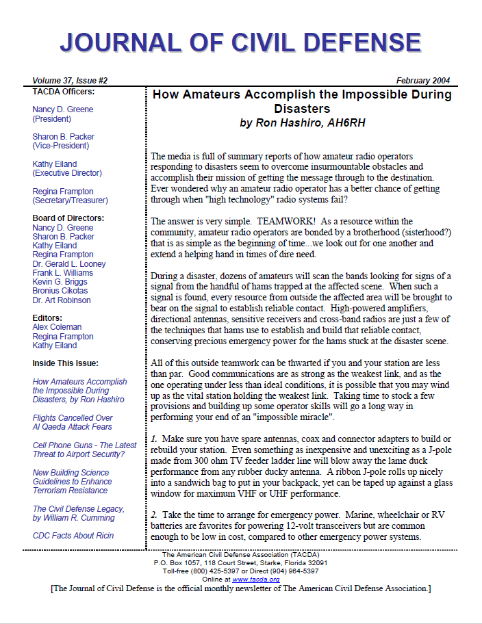 A page of an article with the headline " how amateurs accomplish the impossible during disasters ".