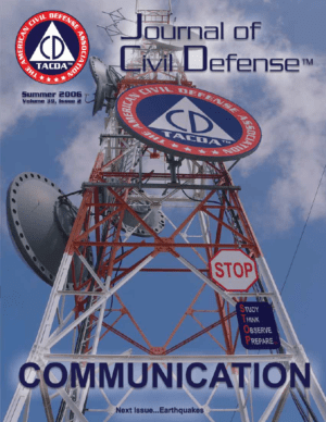 A cover of the magazine civil defense