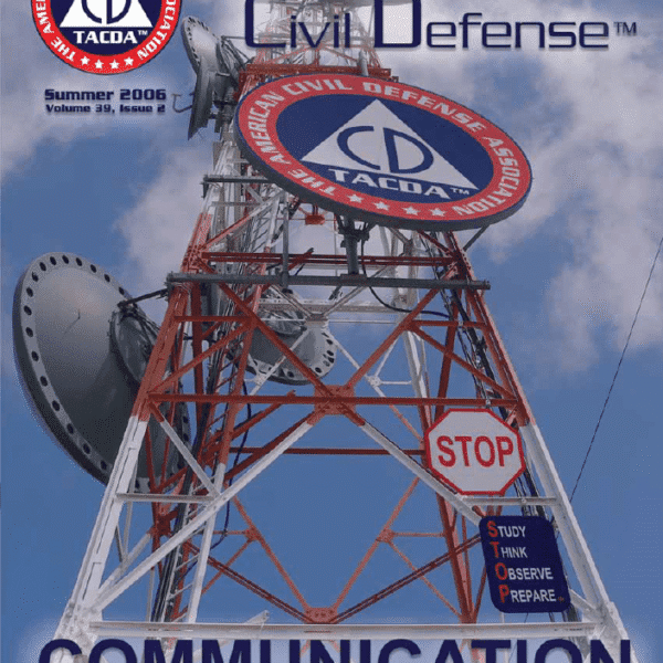 A cover of the magazine civil defense