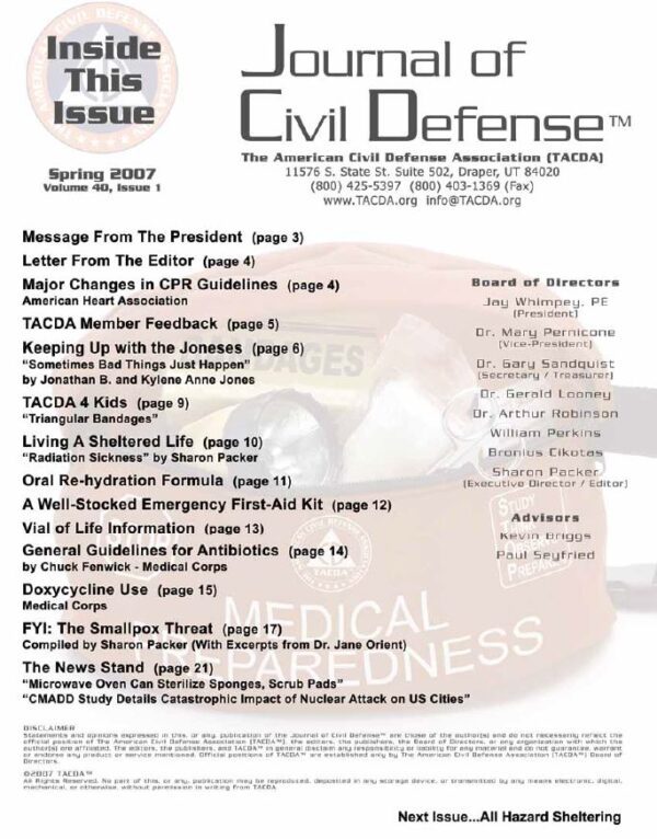 A page of the civil defense magazine