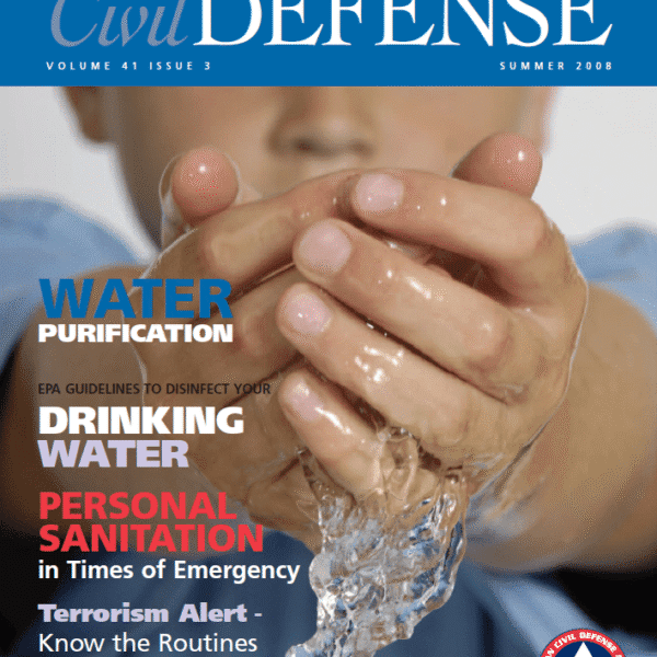 A person holding their hands in water while wearing an air mask.