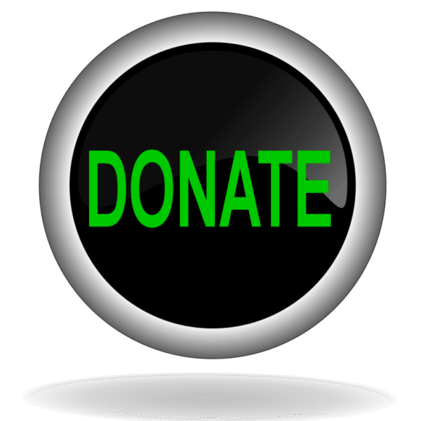 A button that says donate on it.