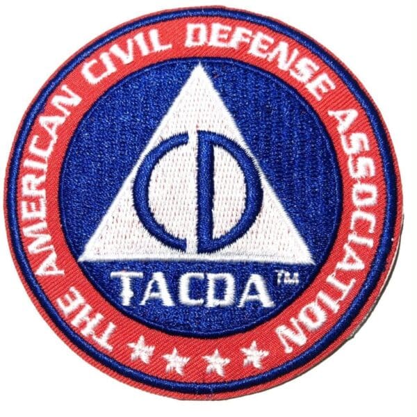 A patch of the american civil defense association.