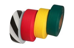 A group of four rolls of electrical tape.