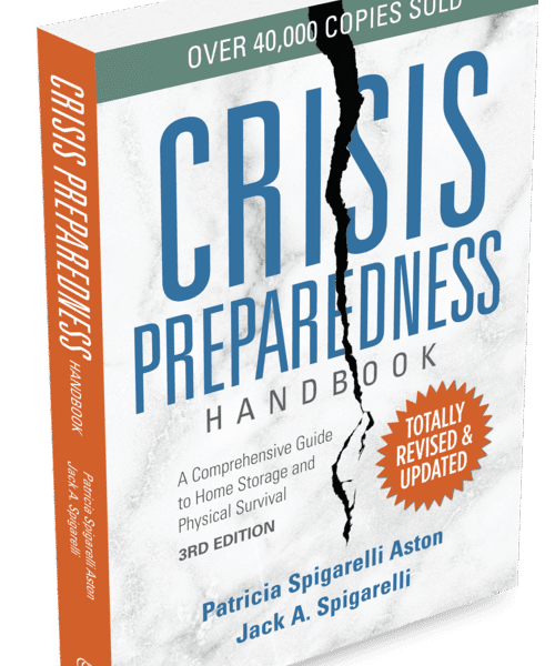 A book cover with the words " crisis preparedness handbook ".
