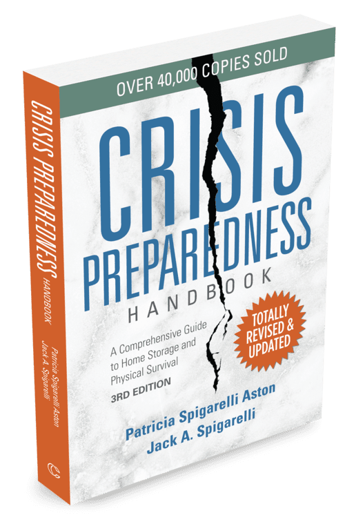A book cover with the words " crisis preparedness handbook ".