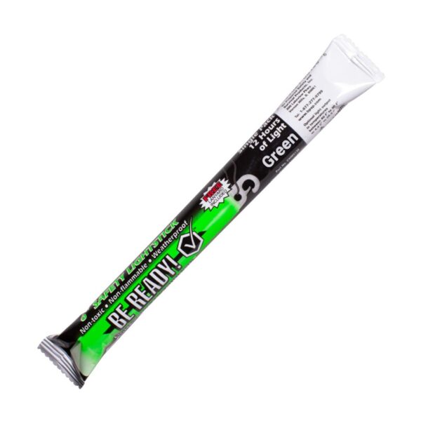A green and black candy bar wrapper on a white background