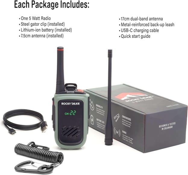 Rocky Talkie 5 Watt Radio - Image 7