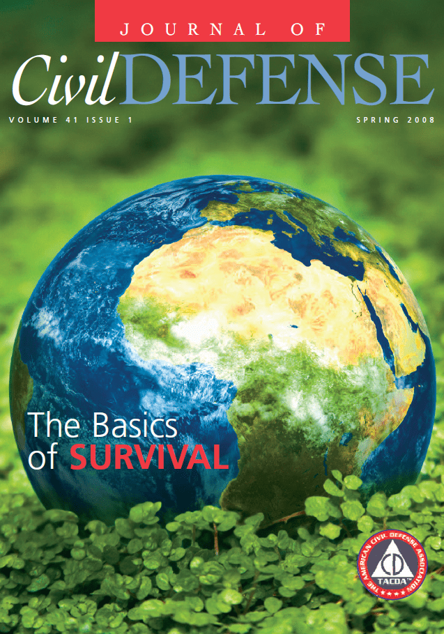A magazine cover with an earth globe on it.