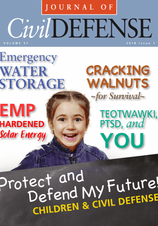 A magazine cover with the title " protect and defend my future ".