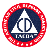 The American Civil Defense Association Logo, TACDA Logo